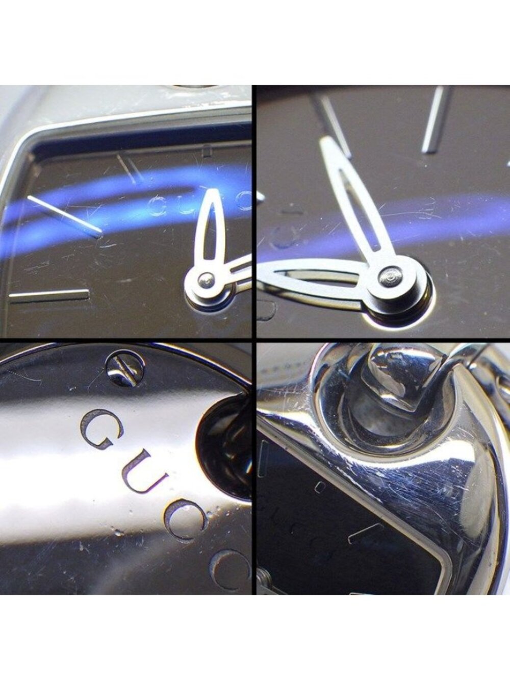 Gucci Watch Marina 121.5 Mirror Surface Dial Oval Link Bracelet - Picture 5 of 10